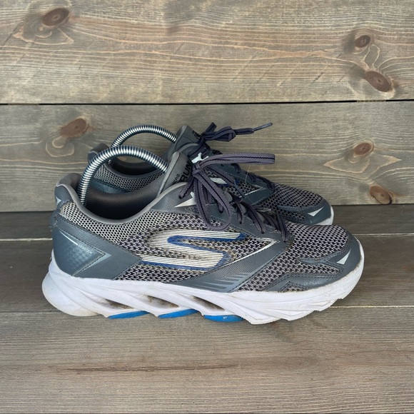Skechers Shoes | Skechers Go Run Vortex Sneakers | Color: Gray/White | Size: 8 | Bhamlen23's Closet
